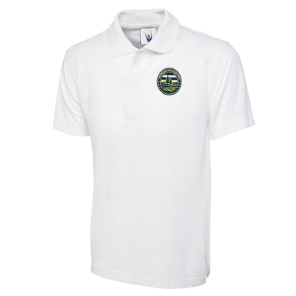Retro Forest Green Rovers Polo Shirt