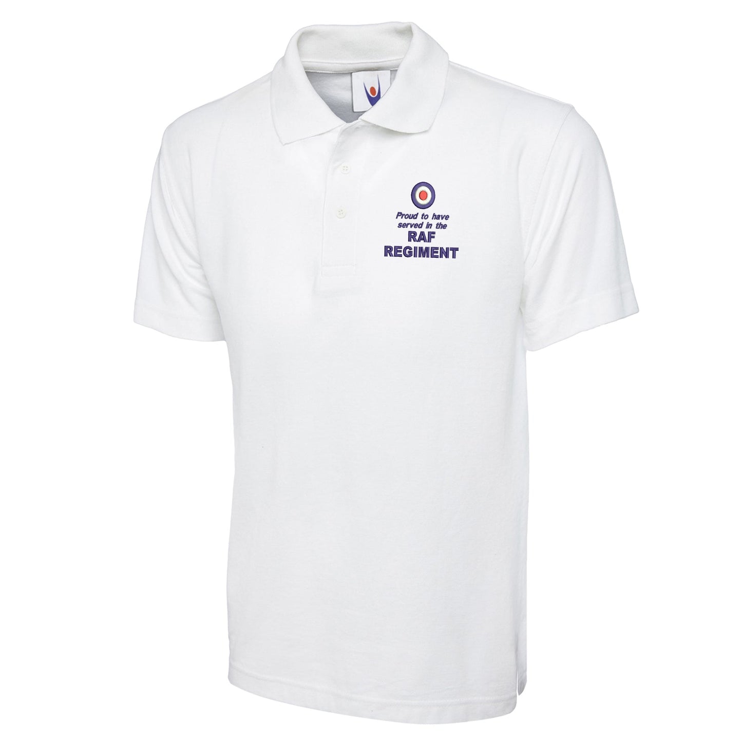 Proud to Have Served in The RAF Regiment Embroidered Classic Polo Shirt