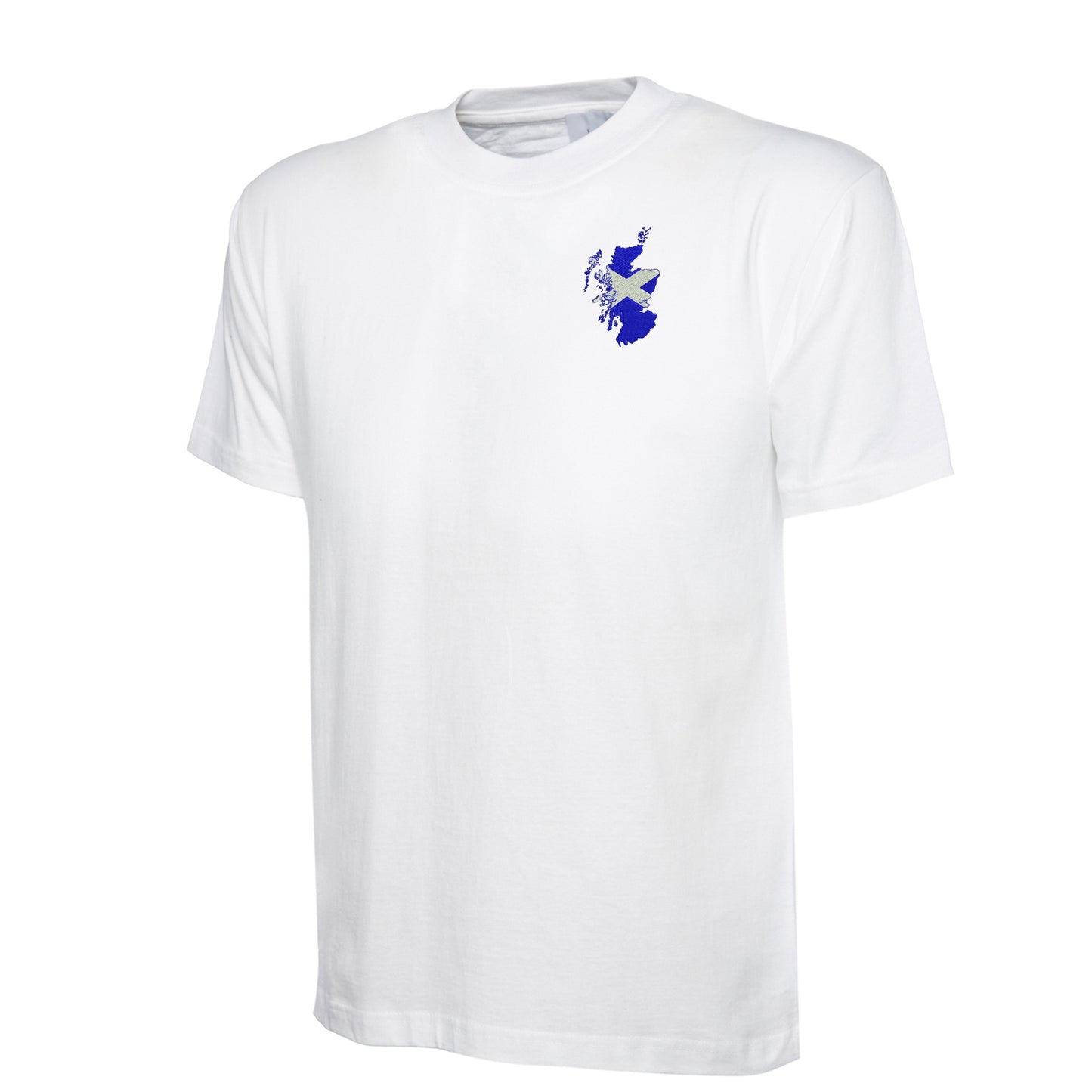 Scotland Flag Map Embroidered Children's T-Shirt