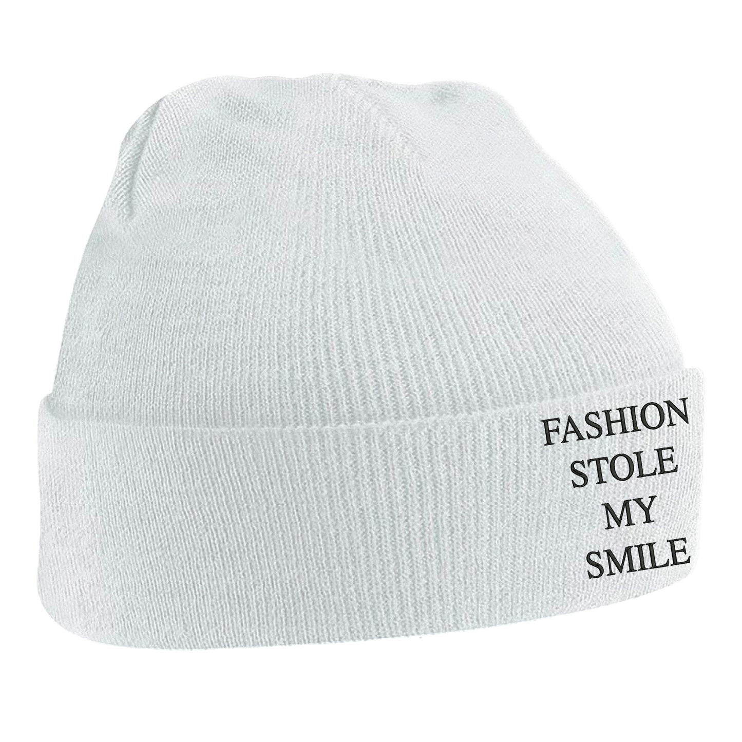 Fashion Stole My Smile Beanie Hat