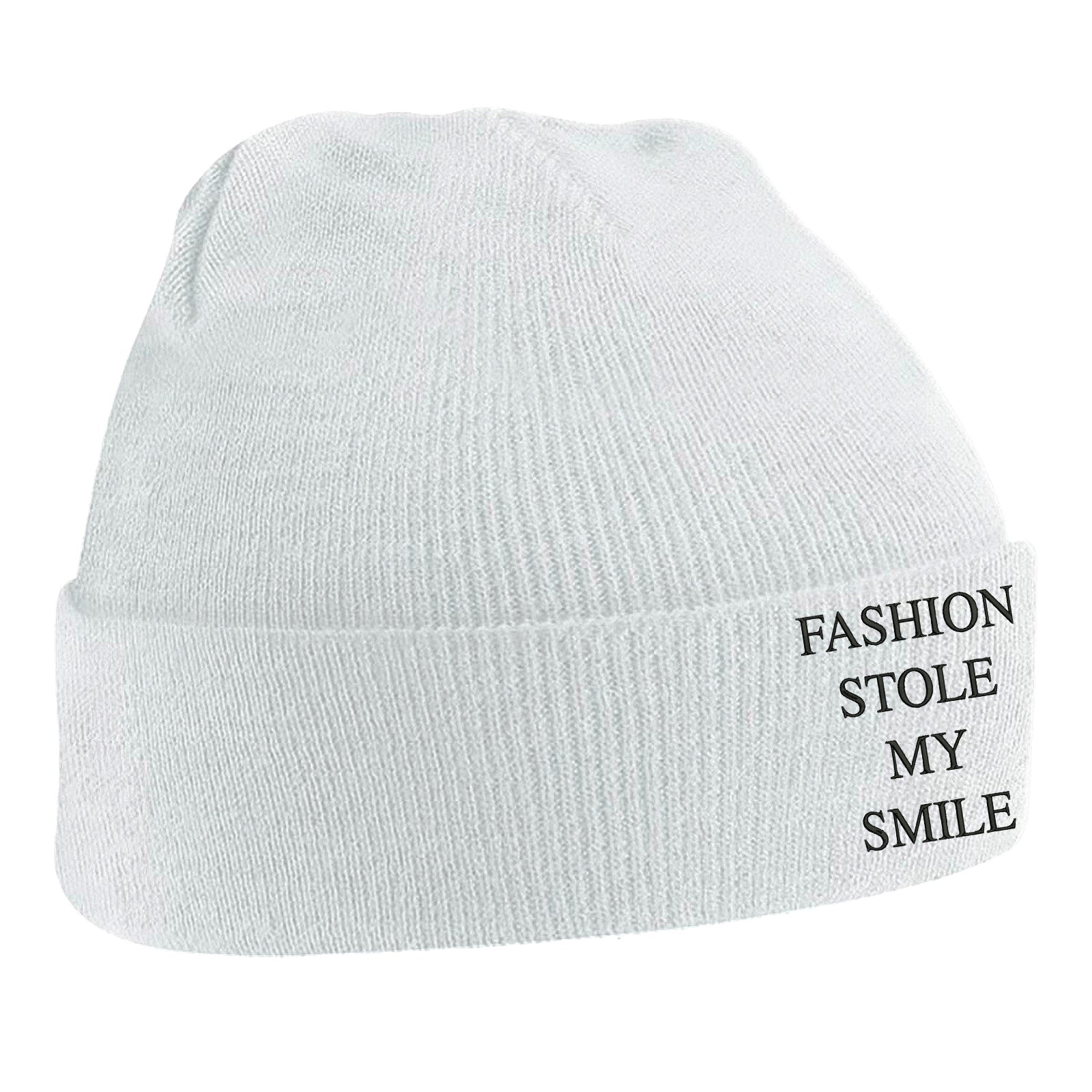 Fashion Stole My Smile Beanie Hat