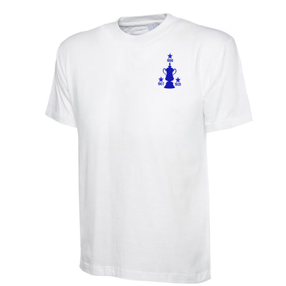 Retro Sheff Wed Three Time Cup Winners Embroidered Classic T-Shirt