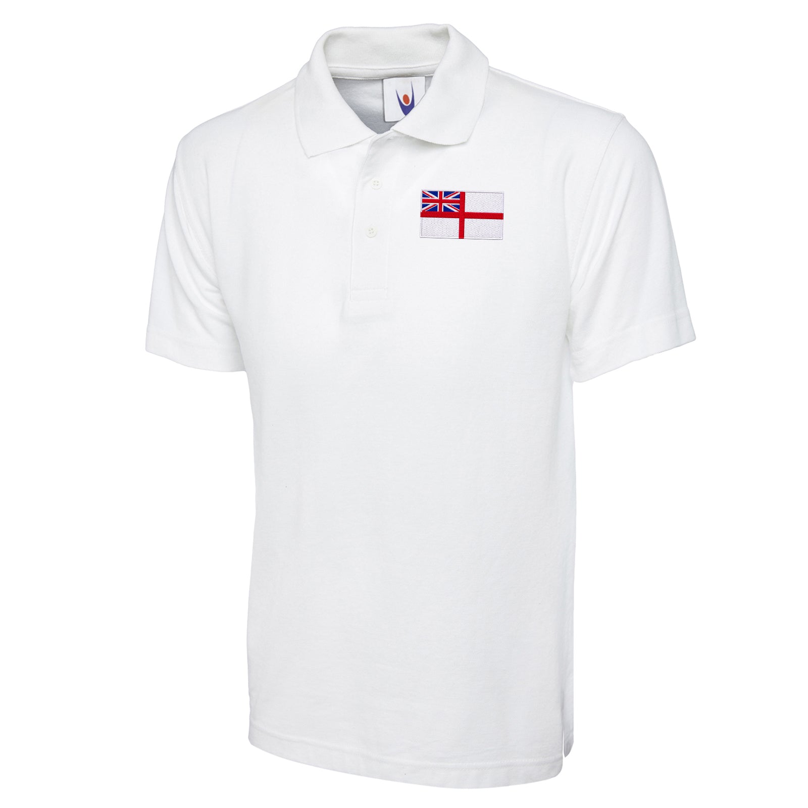 Royal Navy White Ensign Flag Polo Shirt