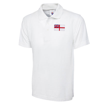 Royal Navy White Ensign Flag Polo Shirt
