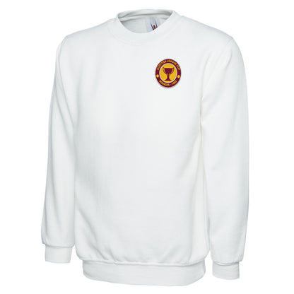 Retro Motherwell Scottish League Cup Winners 1950 Sweatshirt
