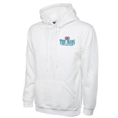The Irons It's Way of Life Union Jack Embroidered Hoodie