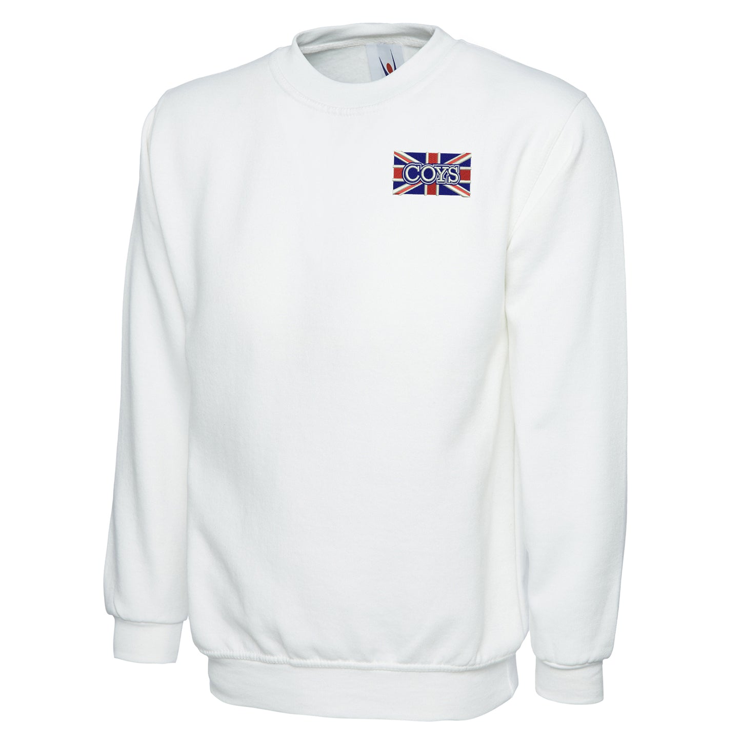 COYS Union Jack Embroidered Classic Sweatshirt