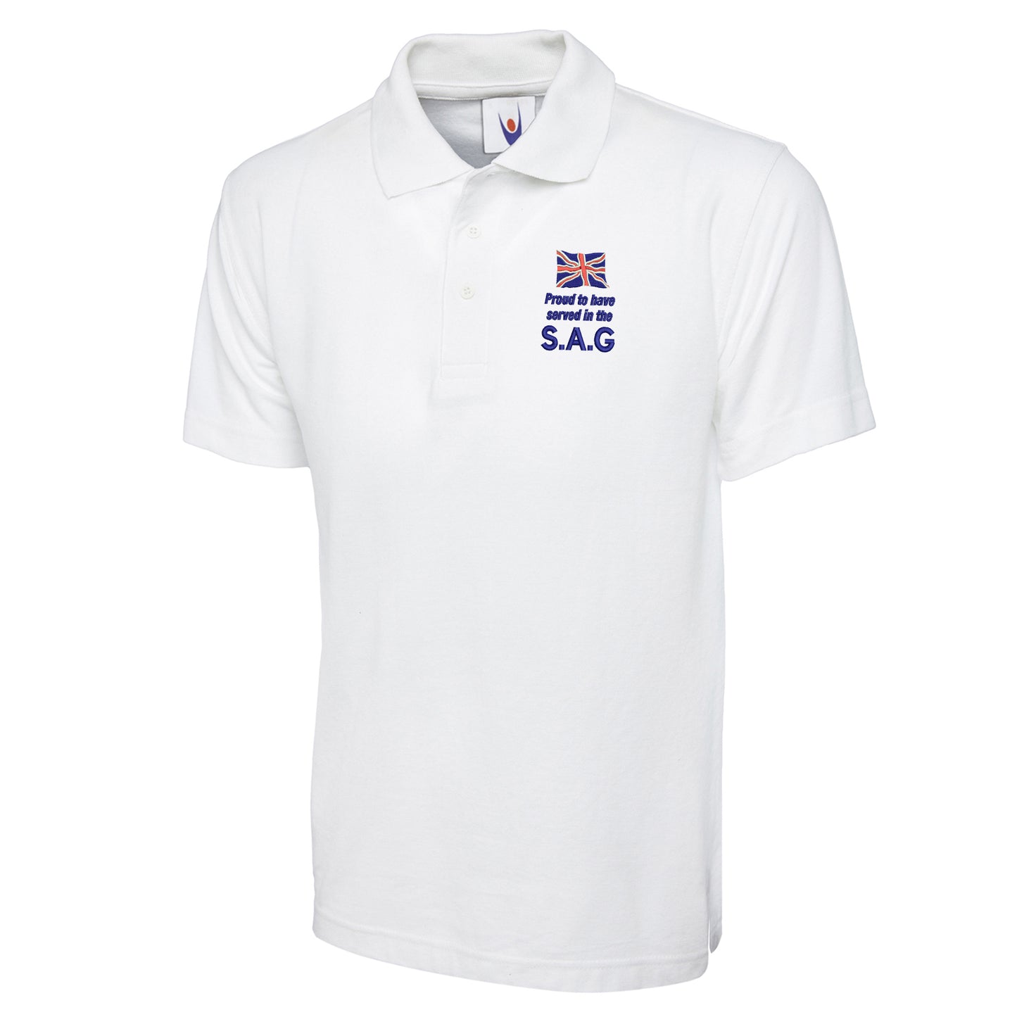 Proud to Have Served in The SAG Embroidered Classic Polo Shirt