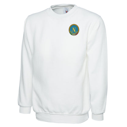 Retro Napoli 1970s Embroidered Classic Sweatshirt