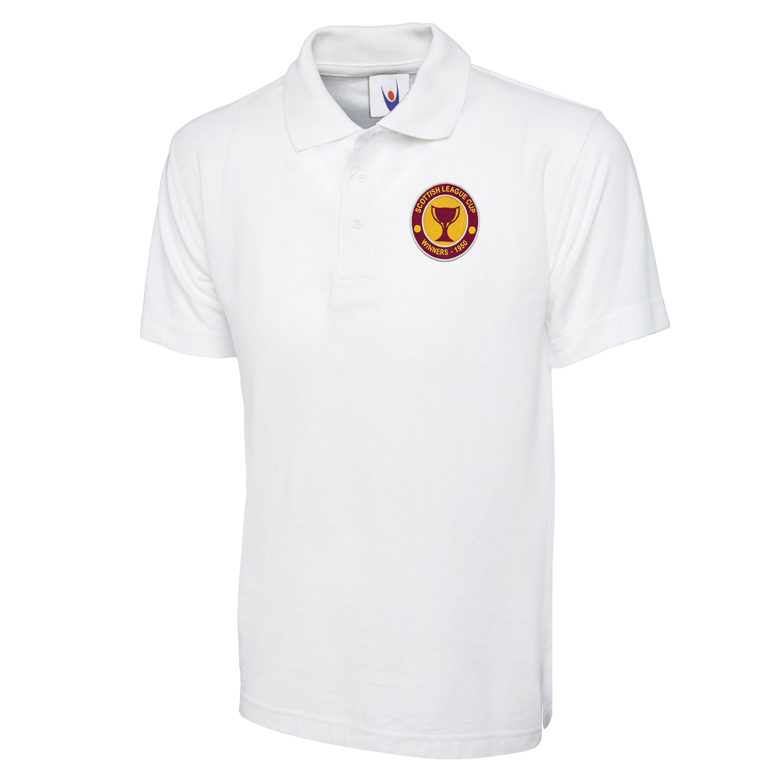 Retro Motherwell Scottish League Cup Winners 1950 Polo Shirt
