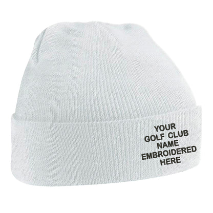 Personalised Golf Club Beanie Hat