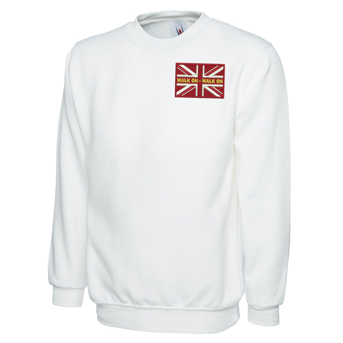 Walk On Walk On Coloured Union Jack Sweatshirt