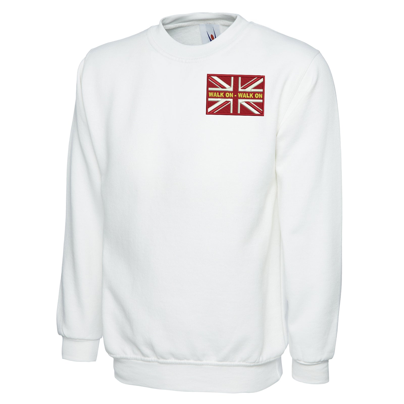Walk On Walk On Coloured Union Jack Sweatshirt