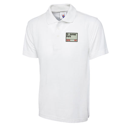 St James' Park NE1 Embroidered Classic Polo Shirt
