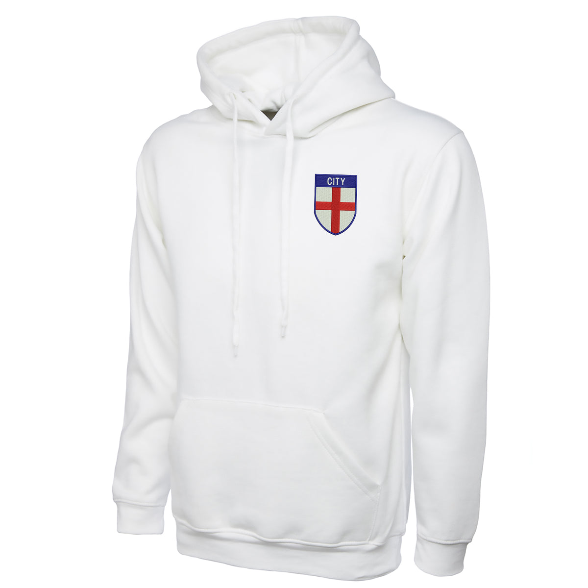 City Flag of England Shield Hoodie