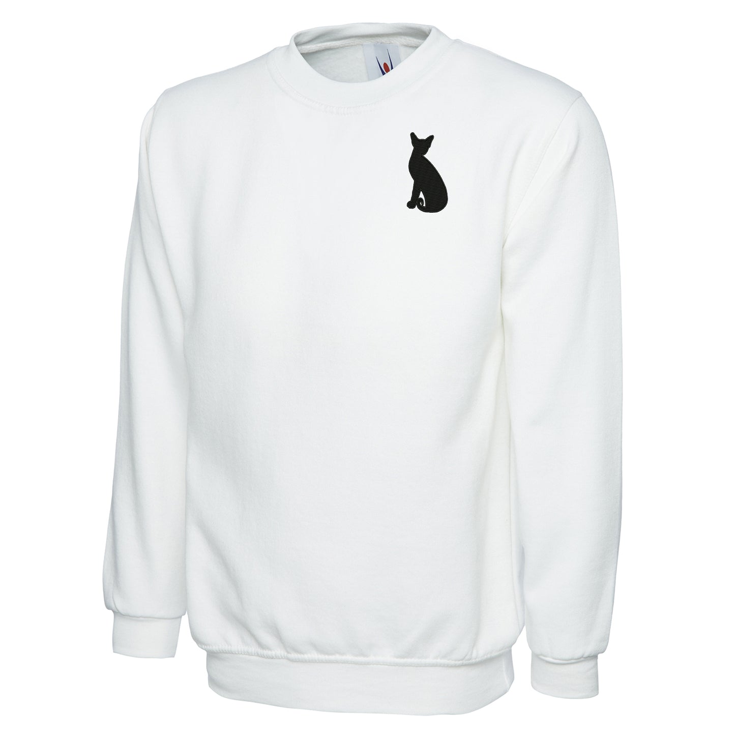 Siamese Cat Embroidered Classic Sweatshirt