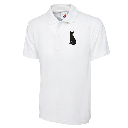 Siamese Cat Embroidered Classic Polo Shirt