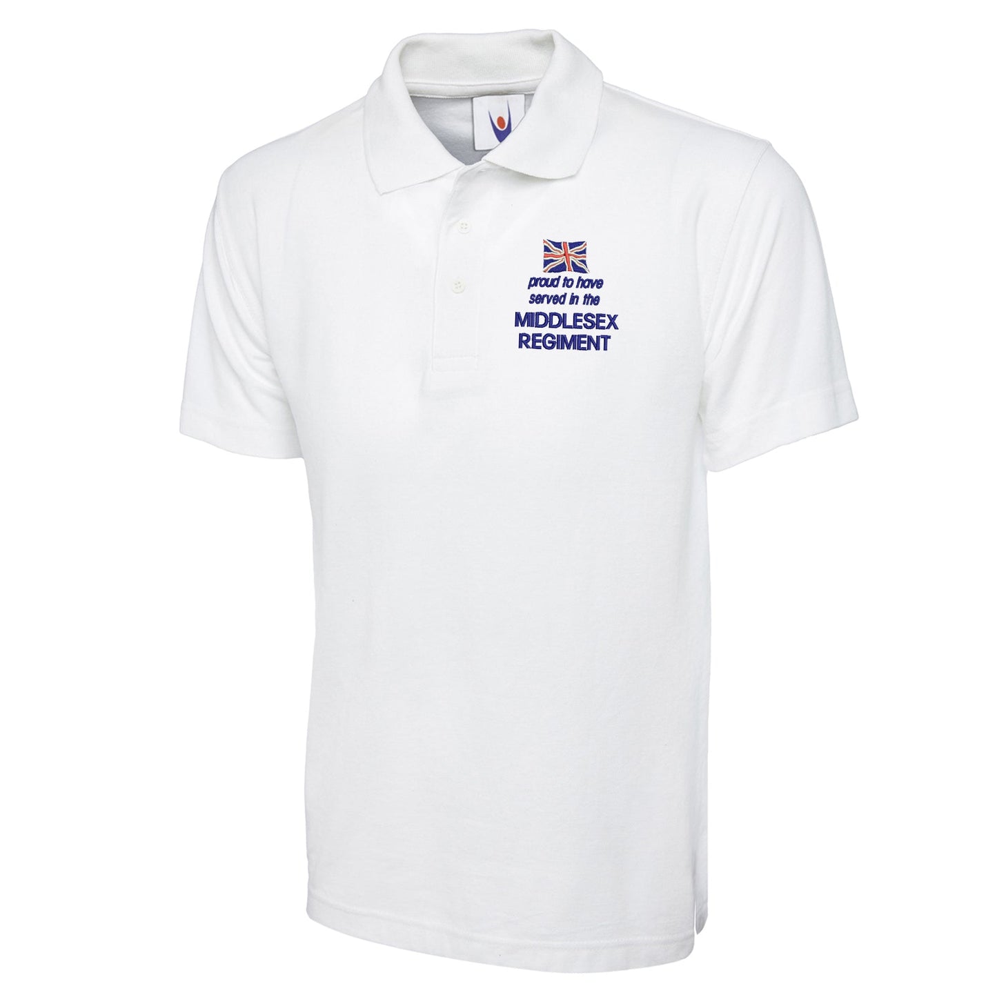 Proud to Have Served in The Middlesex Regiment Embroidered Classic Polo Shirt