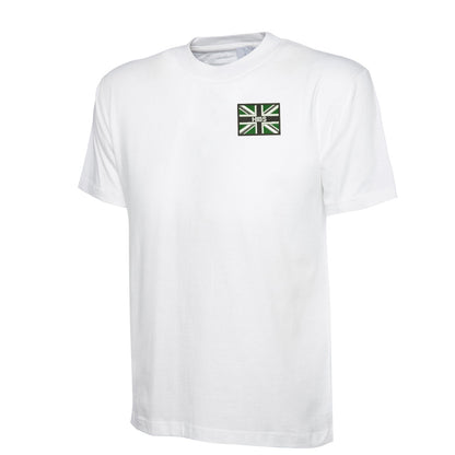 Hibs Coloured Union Jack  Embroidered Children's T-Shirt