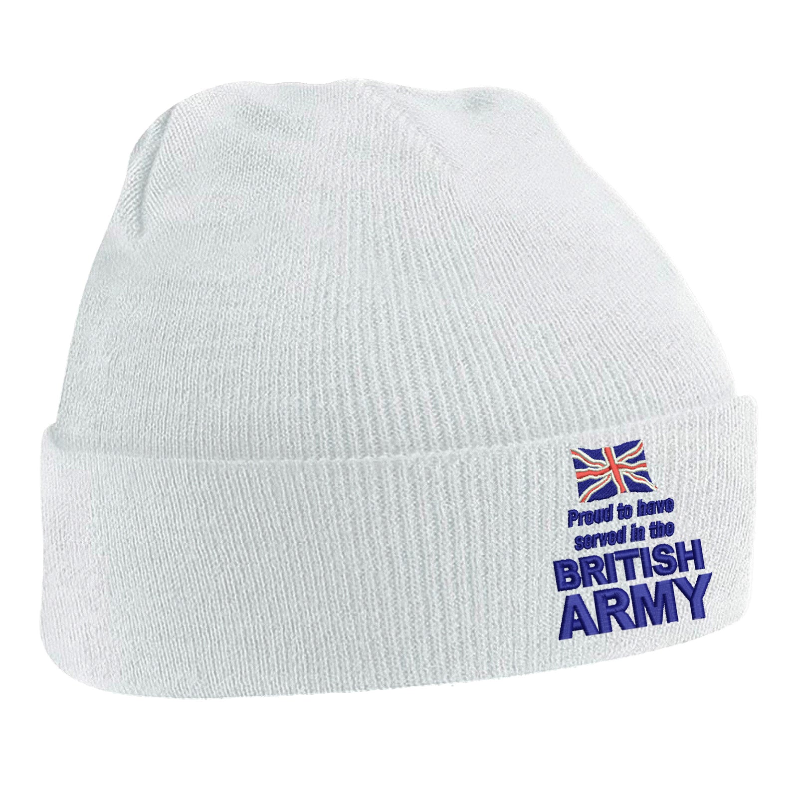 Proud to Have Served in The British Army Beanie Hat