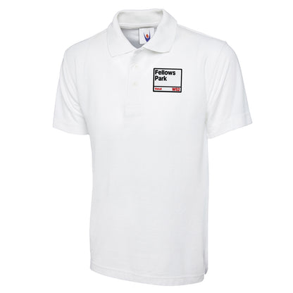Retro Fellows Park Walsall Football Polo Shirt 