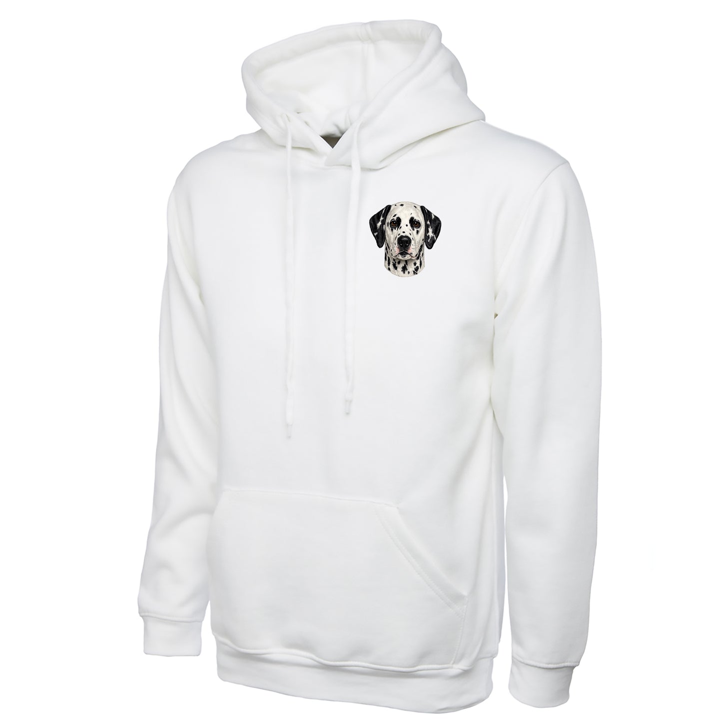 Dalmatian Dog Face Hoodie 