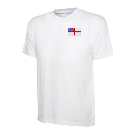 Childs Royal Navy White Ensign Flag Shirt