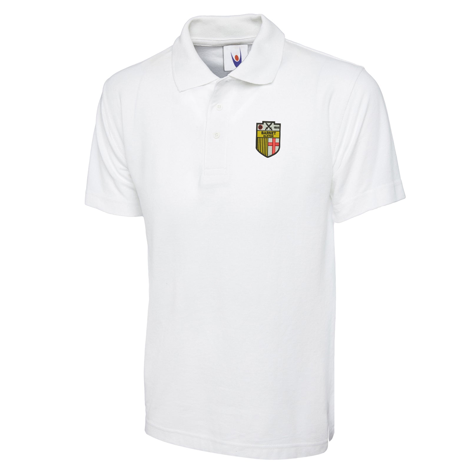 Retro Barnet Football Polo Shirt