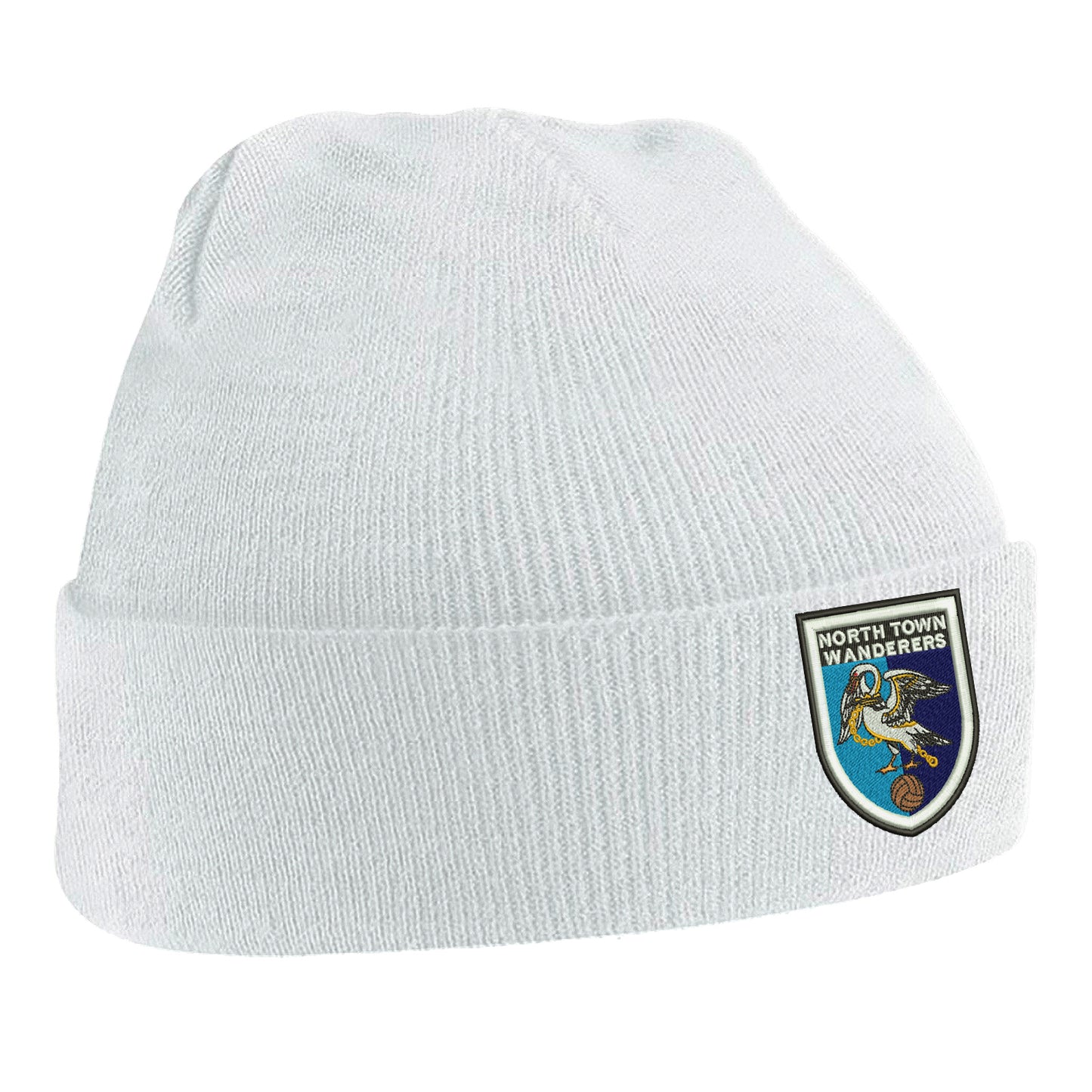 Retro North Town Wanderers Embroidered Beanie Hat