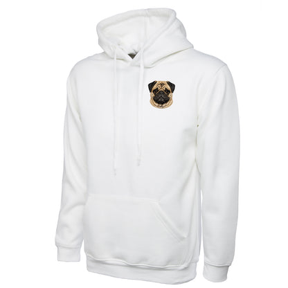 Pug Dog Face Hoodie