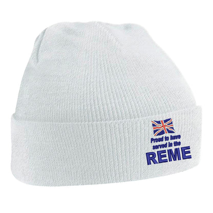 Proud to Have Served in The REME Beanie Hat