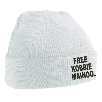 Free Kobbie Mainoo Embroidered Beanie Hat