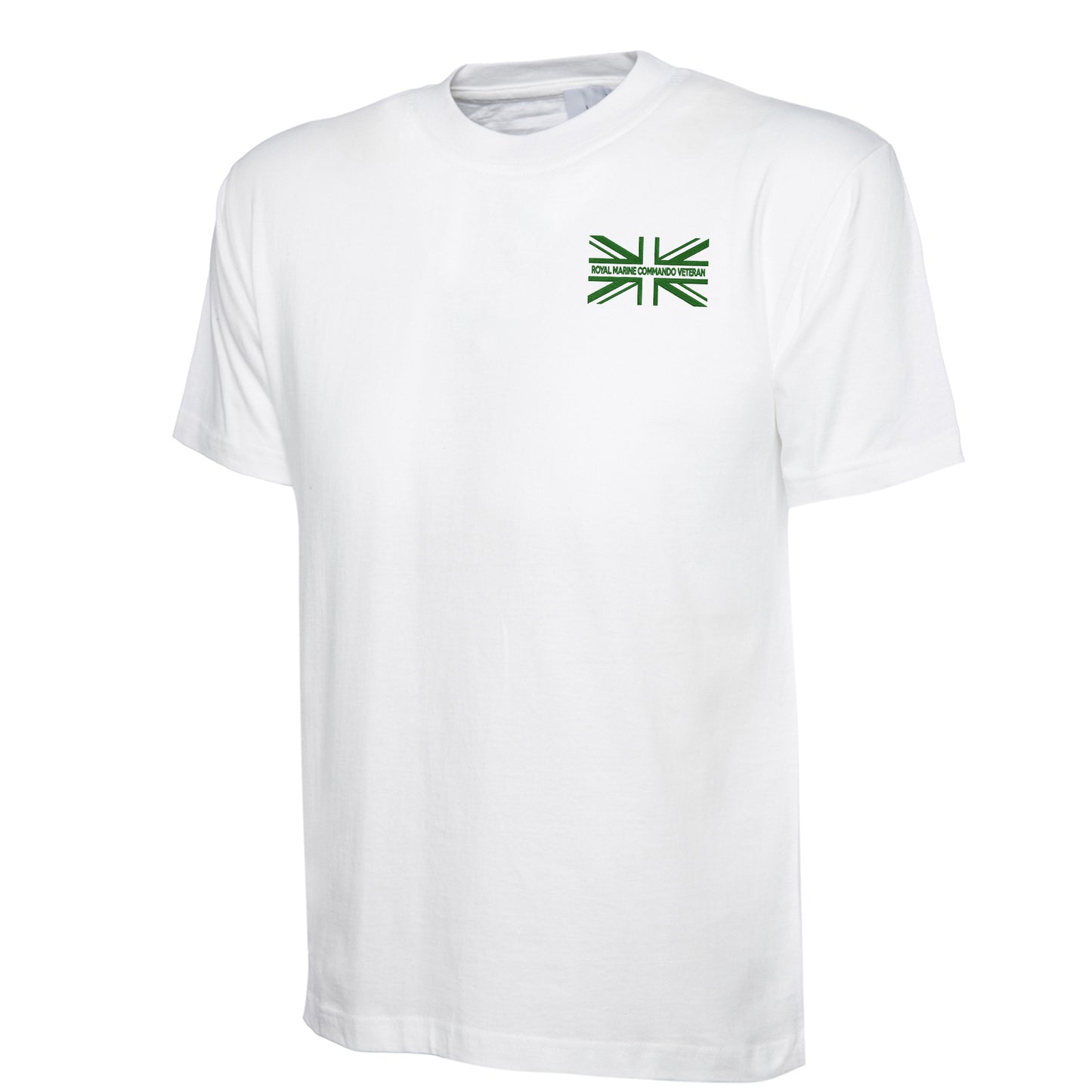 Royal Marine Commando Veteran Union Jack Embroidered Classic T-Shirt
