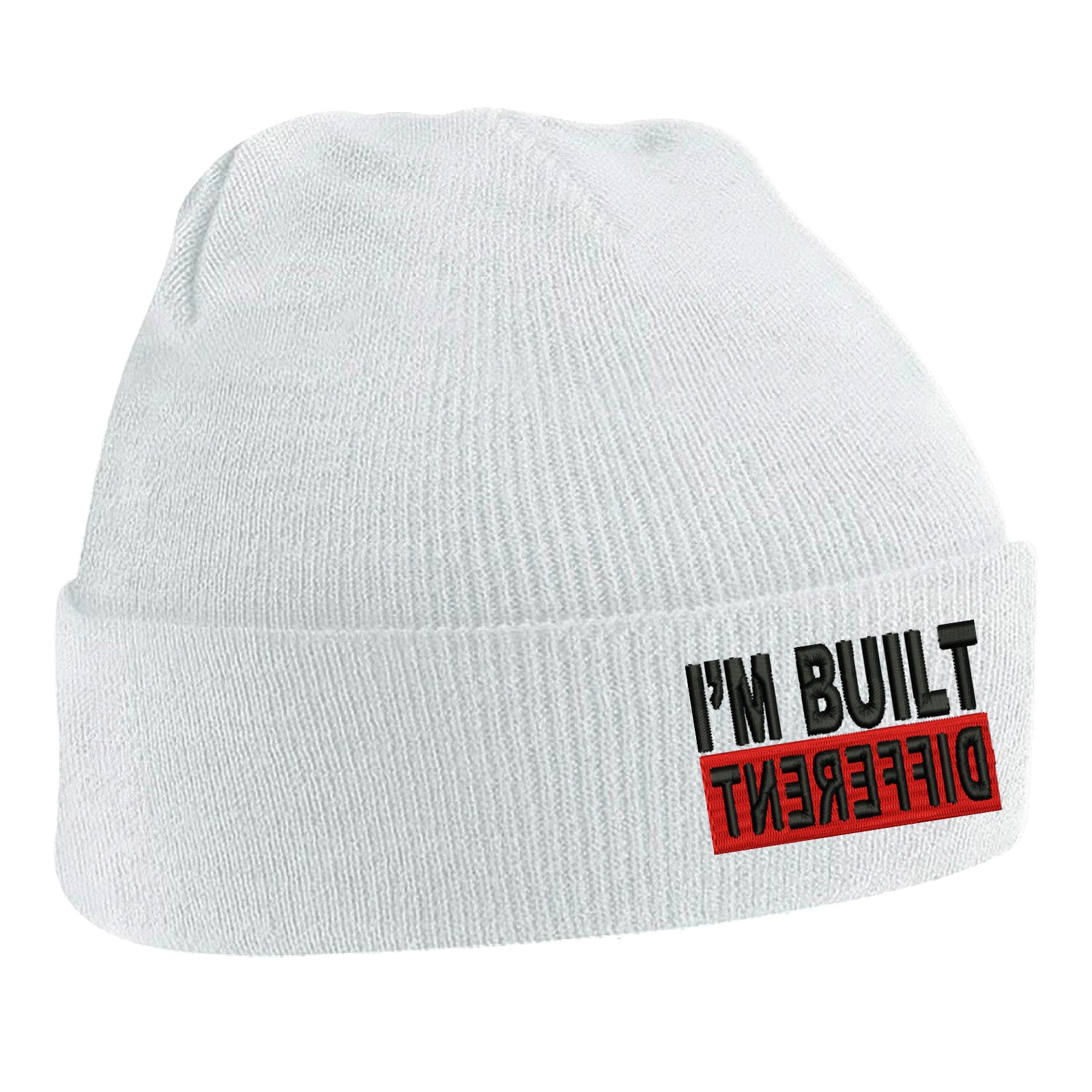 Hits Different Embroidered Beanie Hat