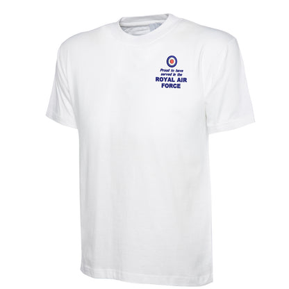 Proud to Have Served in The Royal Air Force Embroidered Classic T-Shirt