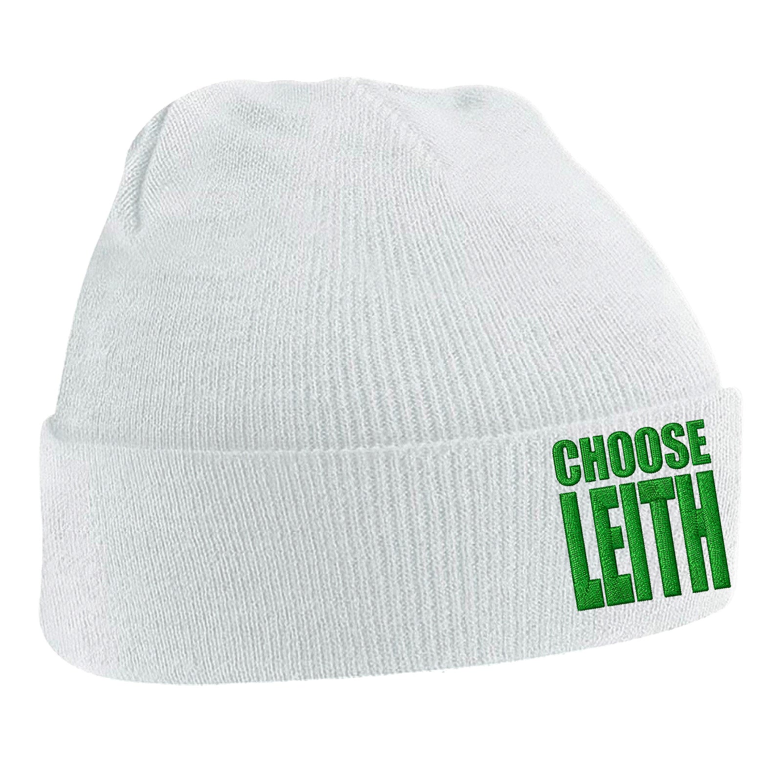 Hibs FC Choose Leith Football Beanie Hat 