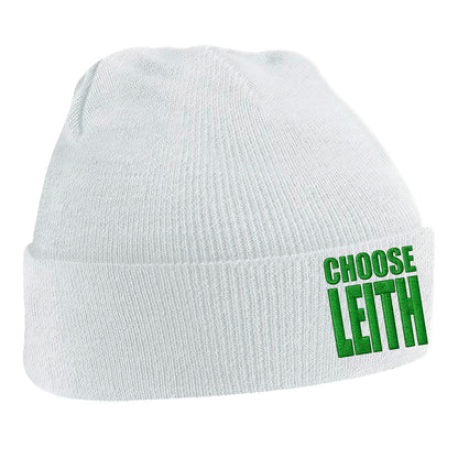 Hibs FC Choose Leith Football Beanie Hat 