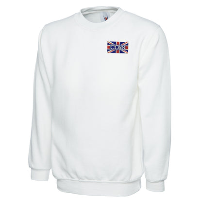 COYS Union Jack Embroidered Classic Sweatshirt