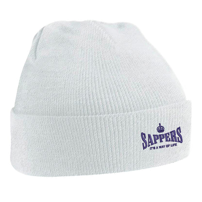 Sappers It's a Way of Life Embroidered Beanie Hat