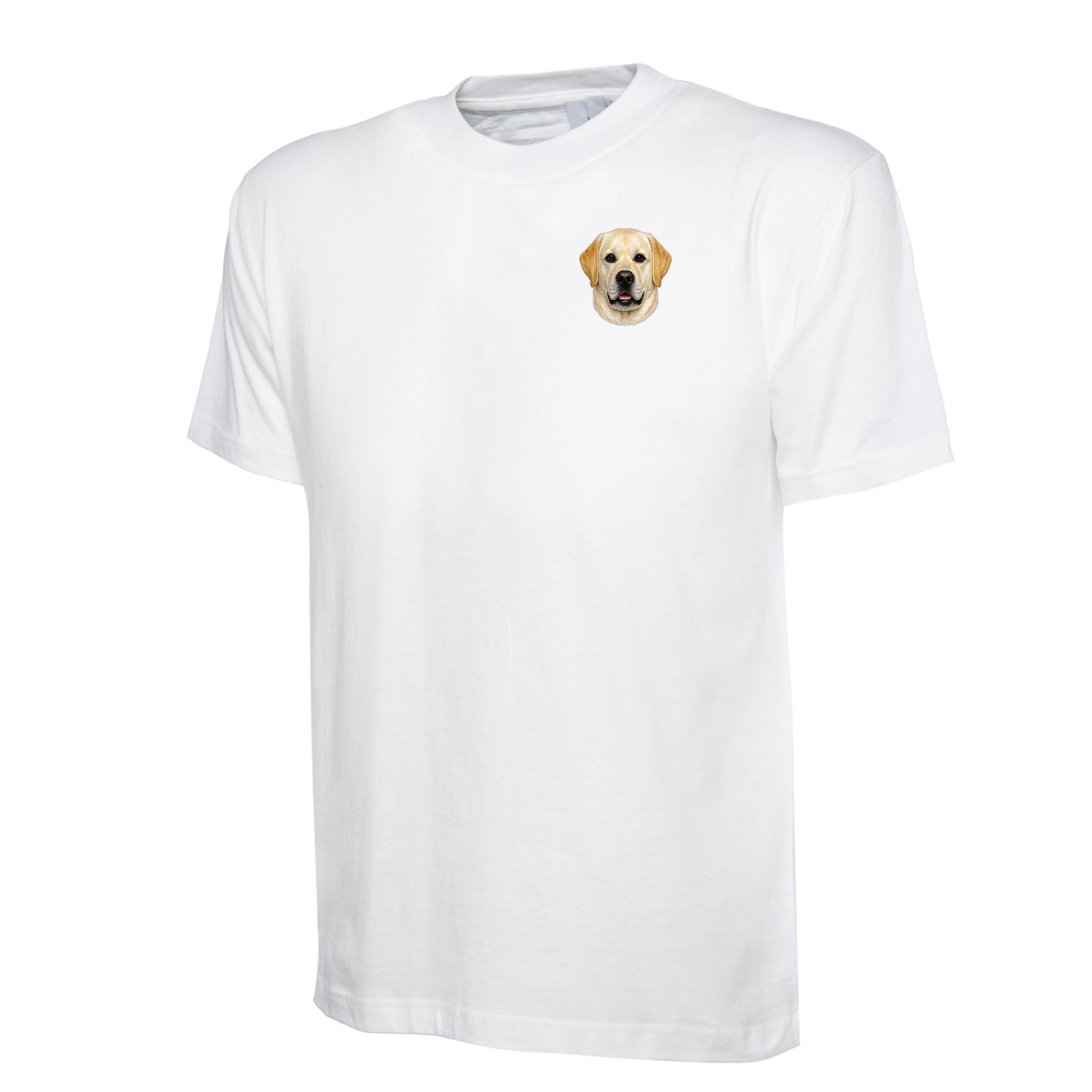 Childs Yellow Labrador Dog Face Shirt 