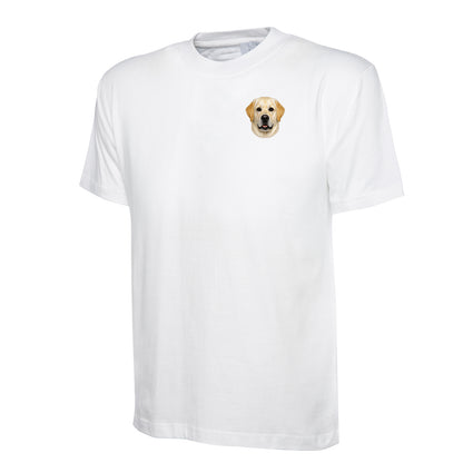 Childs Yellow Labrador Dog Face Shirt 
