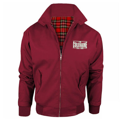 I am Coleraine Embroidered Harrington Jacket