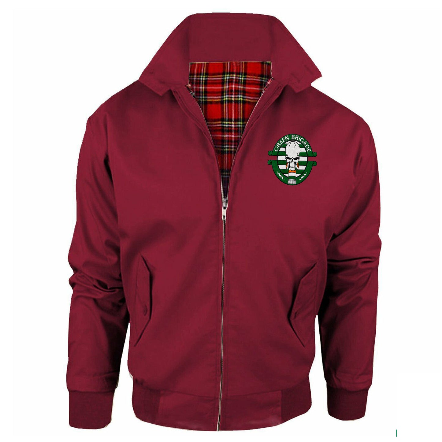 Green Brigade Celtic Football Jacket Mens
