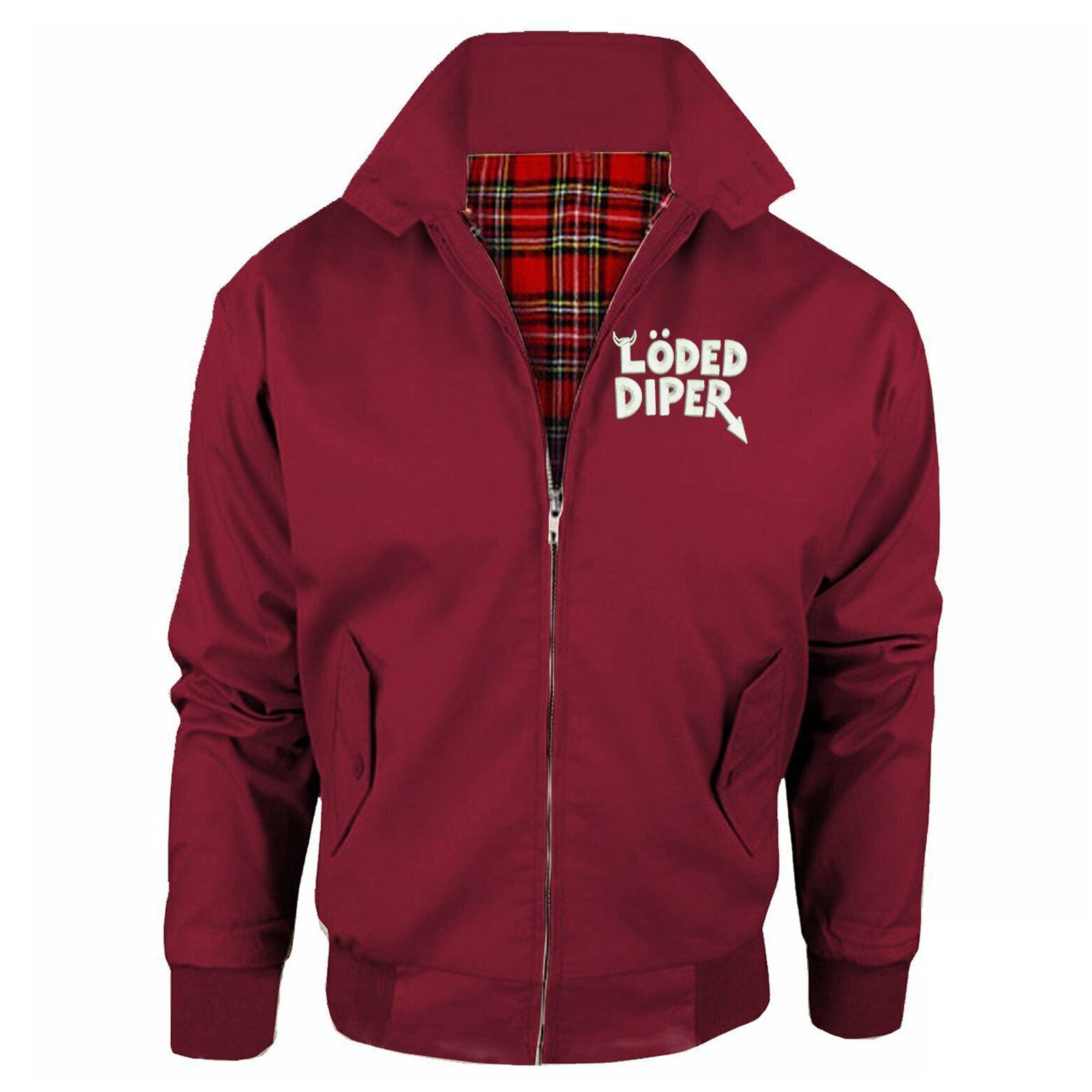 Loded Diper Rock Band Jacket Mens 