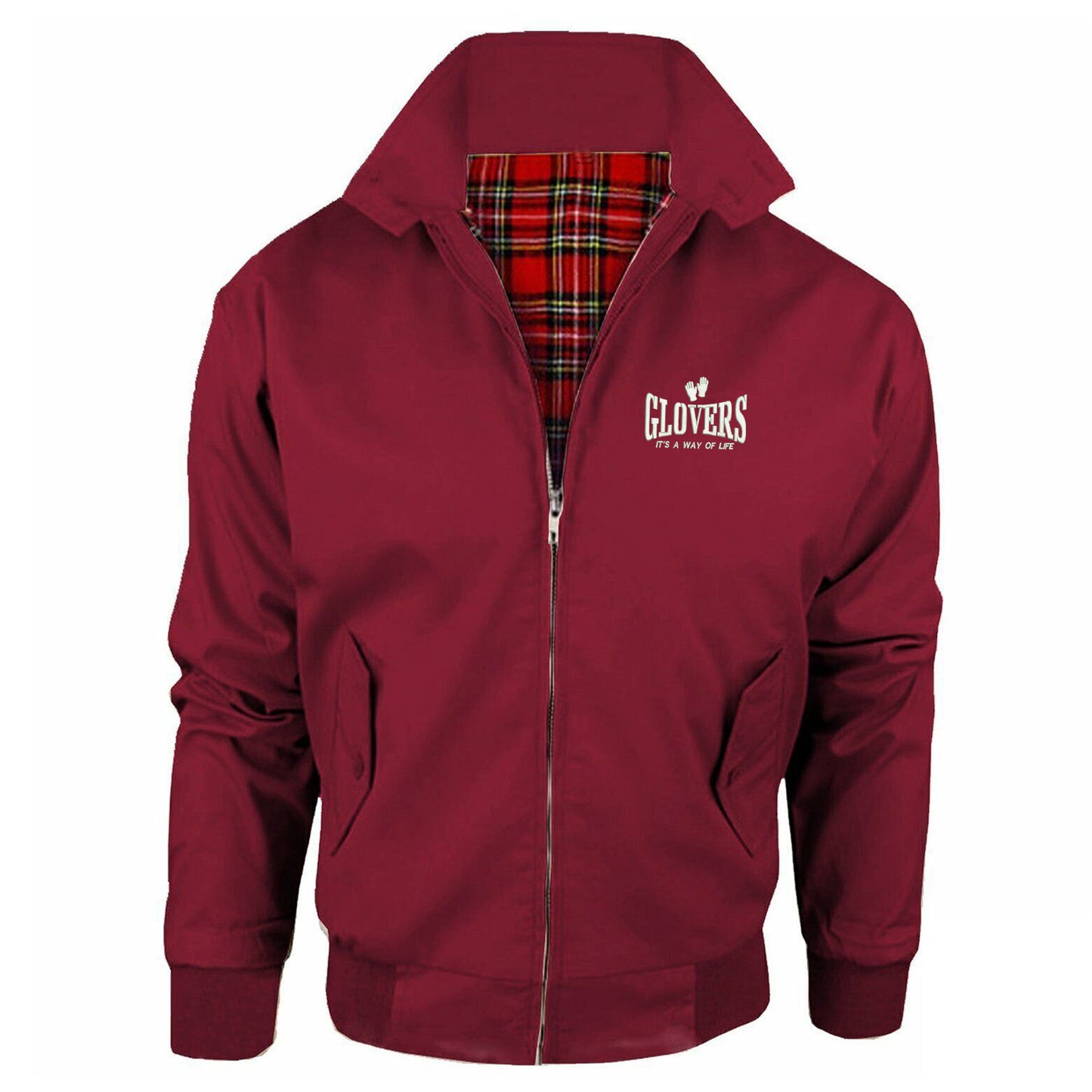 Glovers It's a Way of Life Embroidered Classic Harrington Jacket