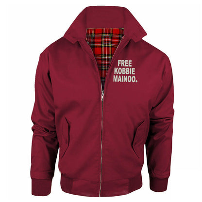 Free Kobbie Mainoo Embroidered Classic Harrington Jacket