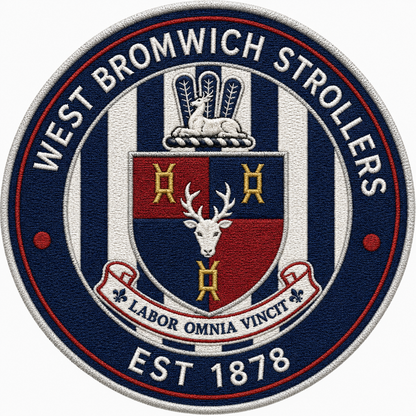 Classic West Bromwich Strollers Embroidered Performance Lightweight Sport Polo Shirt