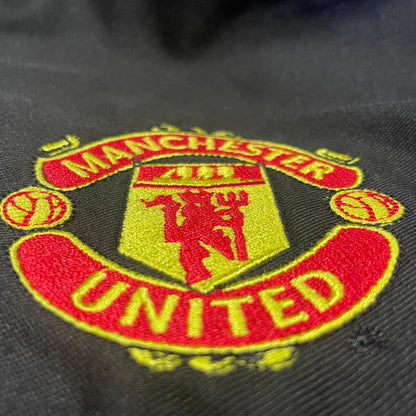 Manchester United Embroidered Classic Harrington Jacket - Black Large