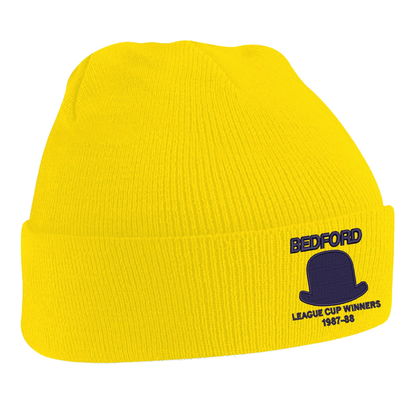 Retro Luton League Cup Winners 1988 Embroidered Beanie Hat