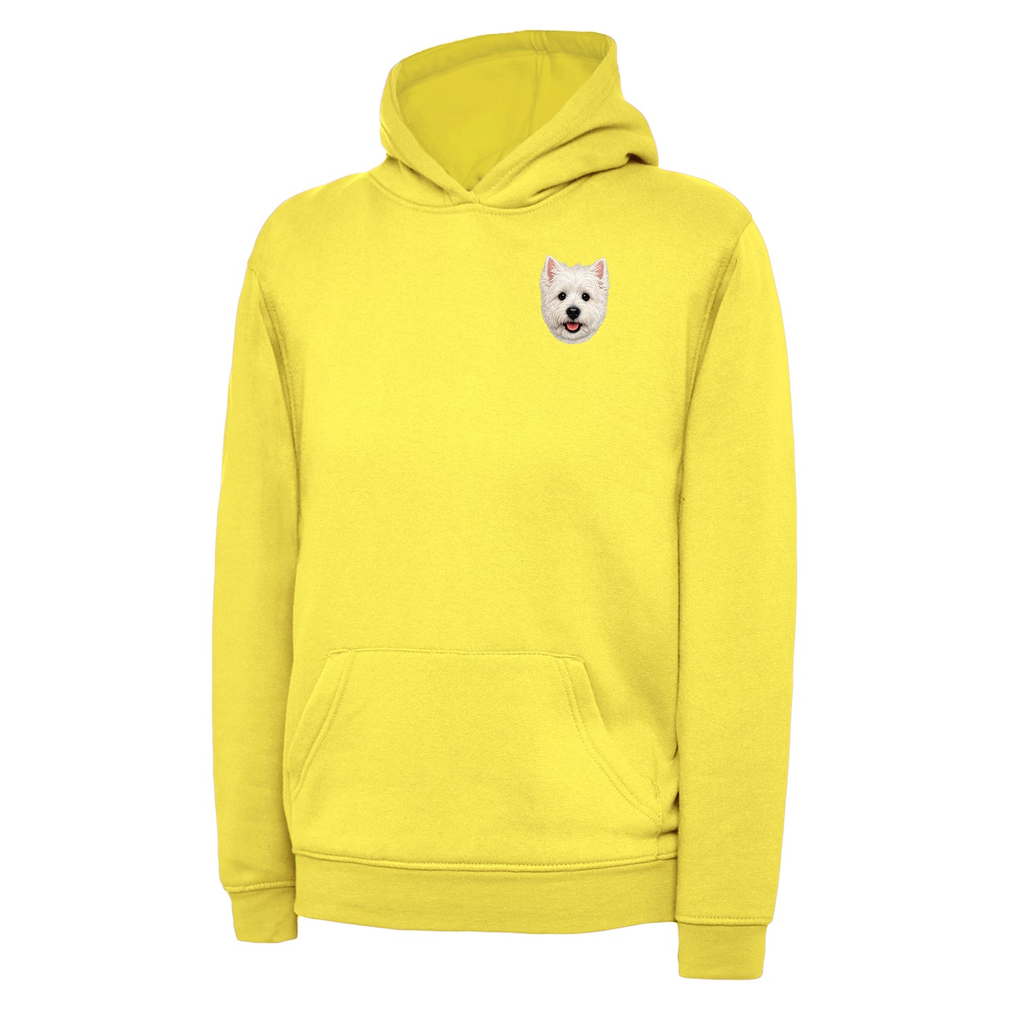 Children's Westie Dog Face Hoodie